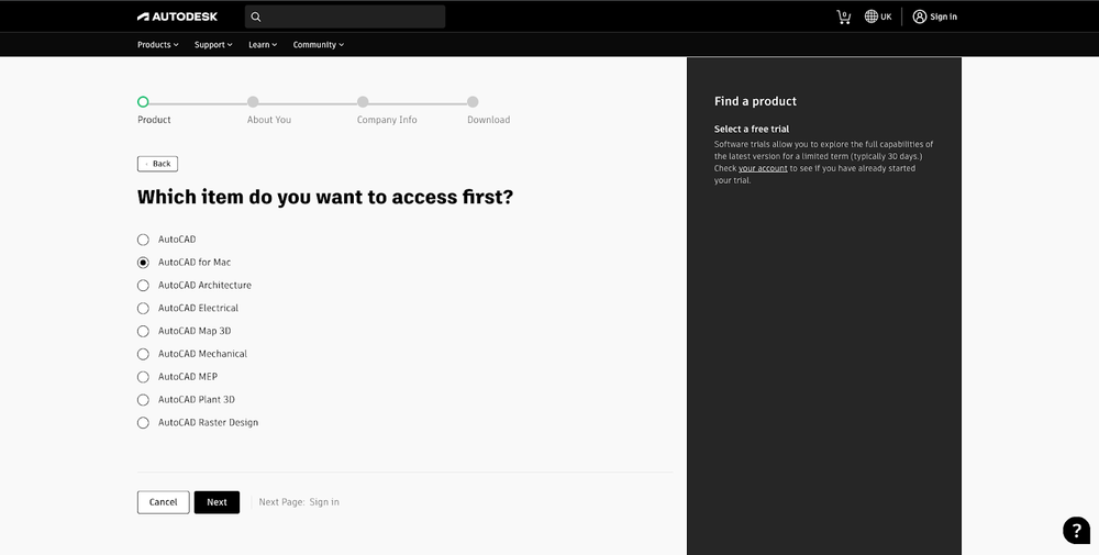 AutoCAD for Mac